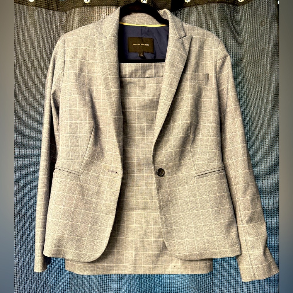 Blue Suit by Banana Republic